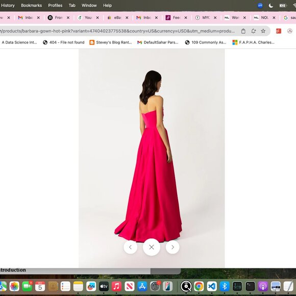 Sau Lee Barbara Dress Size 2 New with tags - Picture 3 of 3